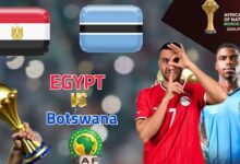 معلق مباراة مصر ضد بوتسوانا اليوم